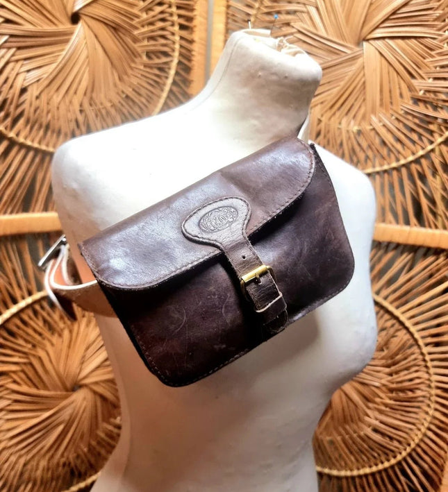 Vintage Brasse Shoulder/ Waist Bag - Yatva
