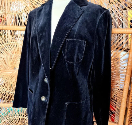 Vintage Brillant Samt 70's Velvet Jacket - Yatva