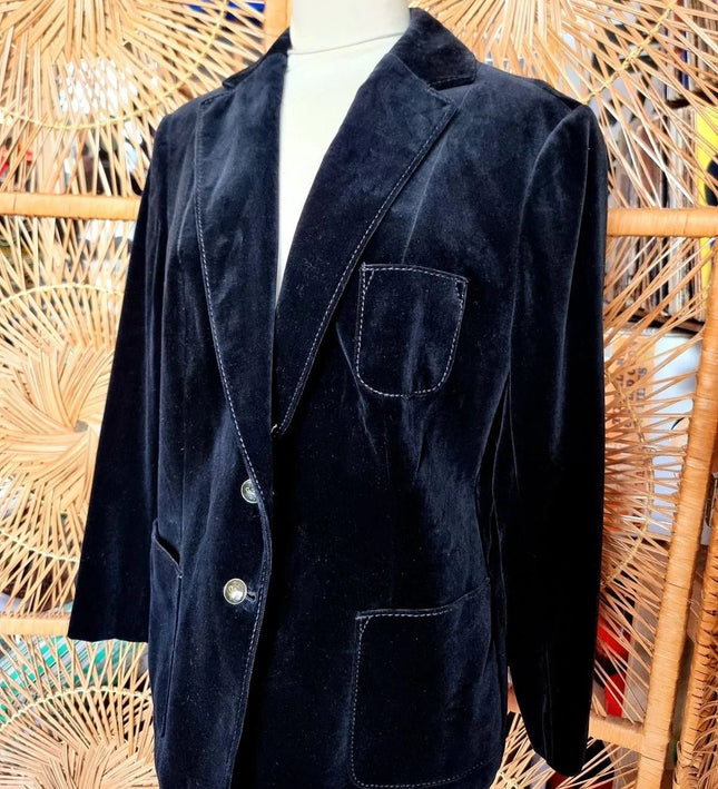 Vintage Brillant Samt 70's Velvet Jacket - Yatva
