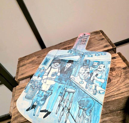 Vintage British - Made Cutting Board - Yatva