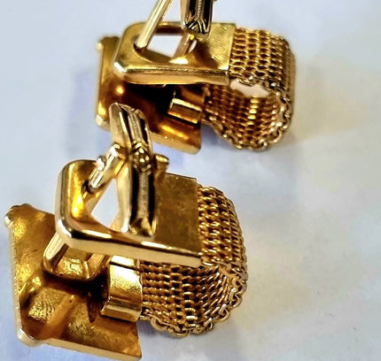 Vintage Bull Head Mesh Cufflinks - Yatva