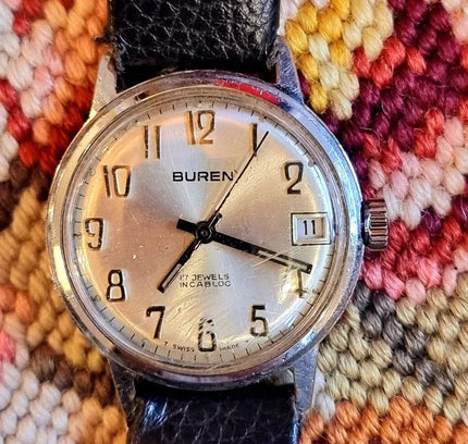 Vintage Buren Incabloc Watch - Yatva