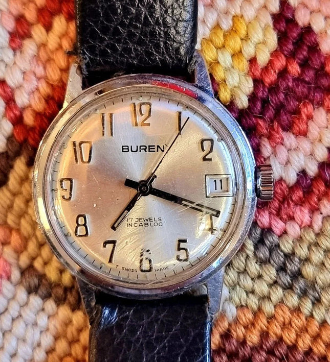 Vintage Buren Incabloc Watch - Yatva