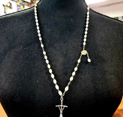 Vintage Catholic Rosary Necklace - Yatva