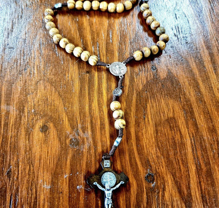 Vintage Catholic Rosary Necklace - Yatva