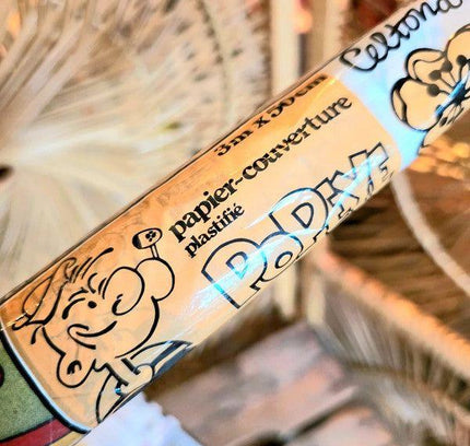 Vintage Celtona Popeye Gift Wrapping Paper - Yatva