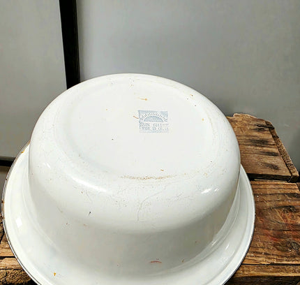 Vintage Chinese Enamelware Bowls Set of 2 - Yatva
