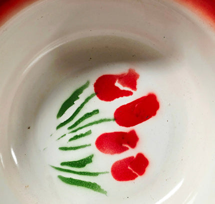 Vintage Chinese Enamelware Bowls Set of 2 - Yatva