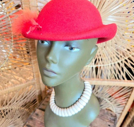 Vintage Cloche Wool Hat - Yatva