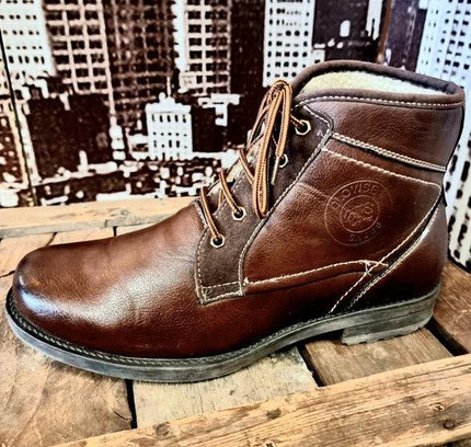 Vintage Clowse Leather Ankle Boots - Yatva