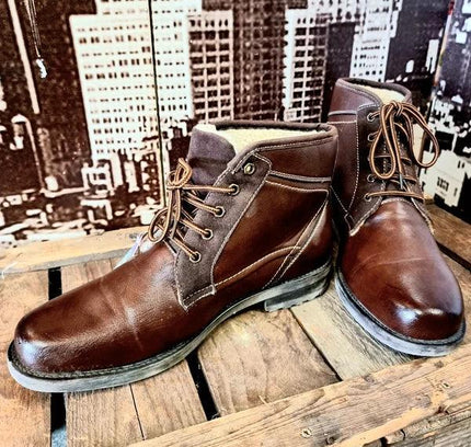 Vintage Clowse Leather Ankle Boots - Yatva