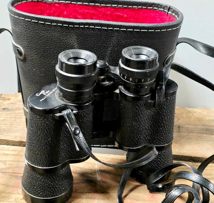 Vintage Combi Foto 8x40 Binoculars - Original Red Velvet Case - Yatva