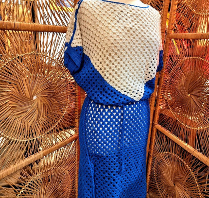 Vintage Crochet Glitter Dress - Yatva