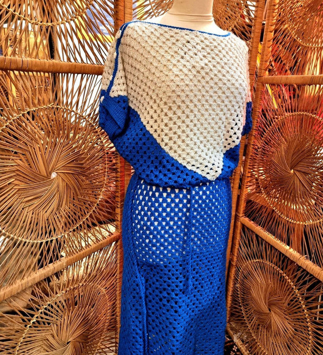 Vintage Crochet Glitter Dress - Yatva