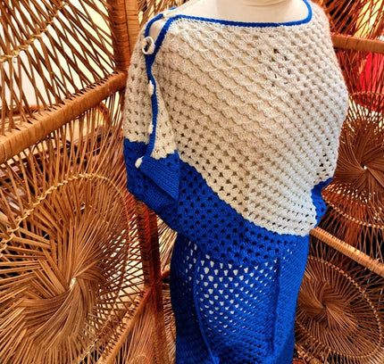 Vintage Crochet Glitter Dress - Yatva