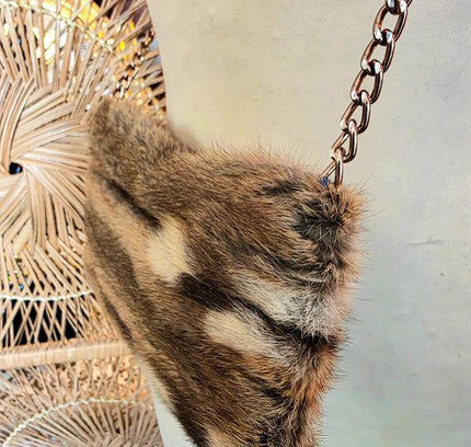 Vintage Custom Fur Handbag - Yatva