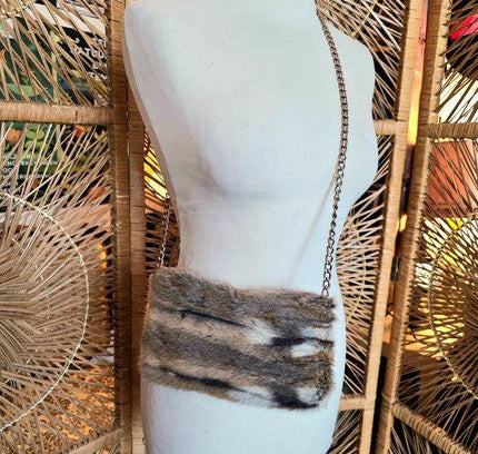 Vintage Custom Fur Handbag - Yatva