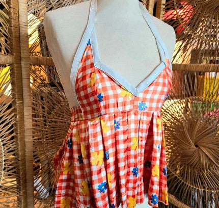Vintage Customised 70's Flower Power 2 - Piece Suit - Yatva