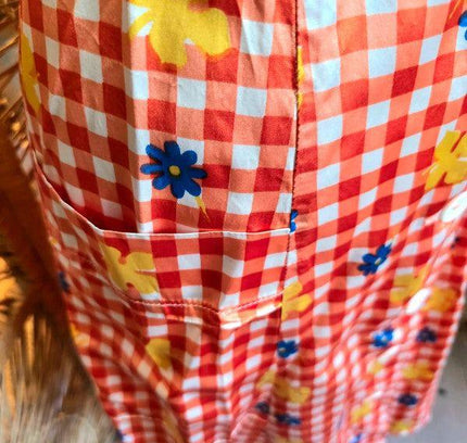 Vintage Customised 70's Flower Power 2 - Piece Suit - Yatva