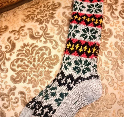 Vintage Deadstock 70's / 80's Knee length Sock - Yatva