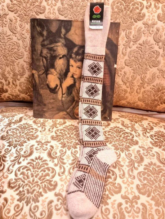 Vintage Deadstock 70's / 80's Knee length Sock - Yatva