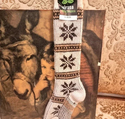 Vintage Deadstock 70's / 80's Knee length Sock - Yatva