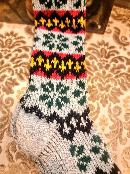 Vintage Deadstock 70's / 80's Knee length Sock - Yatva