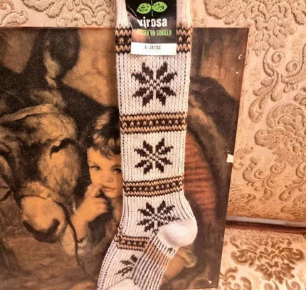 Vintage Deadstock 70's / 80's Knee length Sock - Yatva