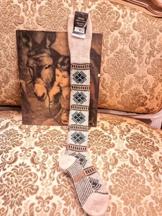 Vintage Deadstock 70's / 80's Knee length Sock - Yatva