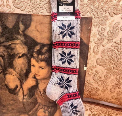 Vintage Deadstock 70's / 80's Knee Length Sock - Yatva