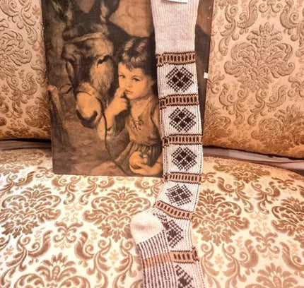 Vintage Deadstock 70's / 80's Knee length Sock - Yatva