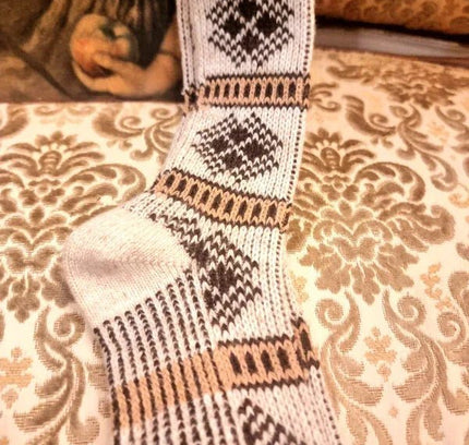 Vintage Deadstock 70's / 80's Knee length Sock - Yatva