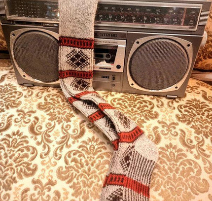 Vintage Deadstock 70's / 80's Knee length Sock - Yatva