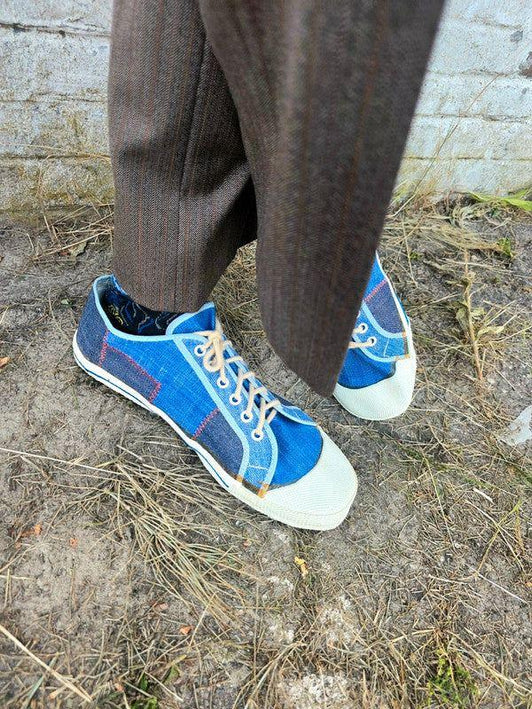 Vintage Deadstock 70's Brand New Denim Trainers - Yatva