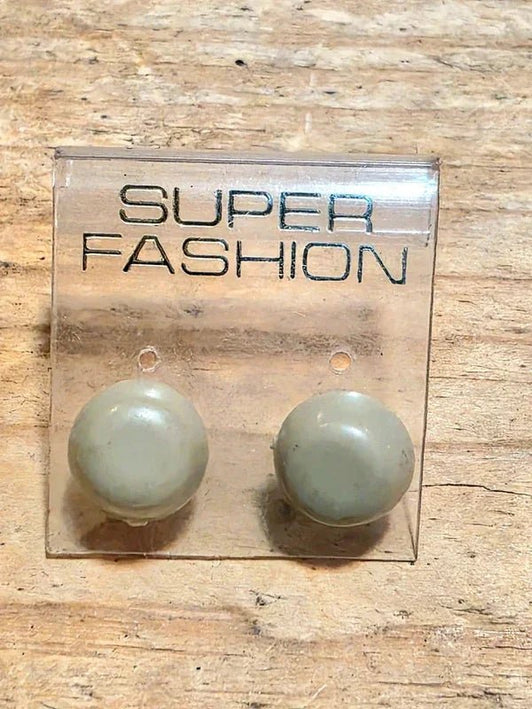 Vintage Deadstock 80s Brand New Pierced Earrings - Yatva