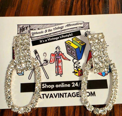 Vintage Deadstock 80s Dangle Drop Pierced Earring - Yatva