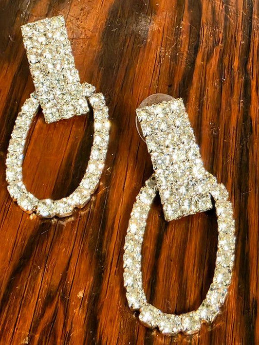 Vintage Deadstock 80s Dangle Drop Pierced Earring - Yatva