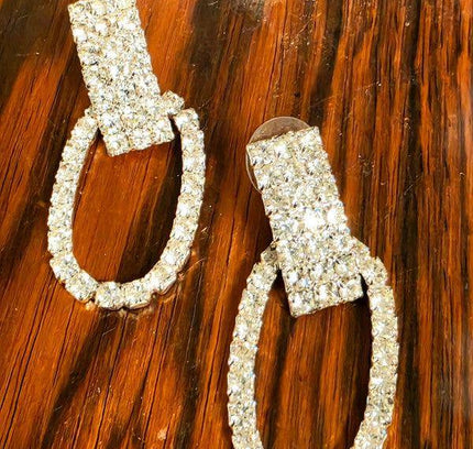Vintage Deadstock 80s Dangle Drop Pierced Earring - Yatva