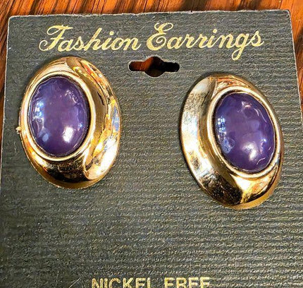 Vintage Deadstock Brand New 1980's Clip on Earrings - Yatva