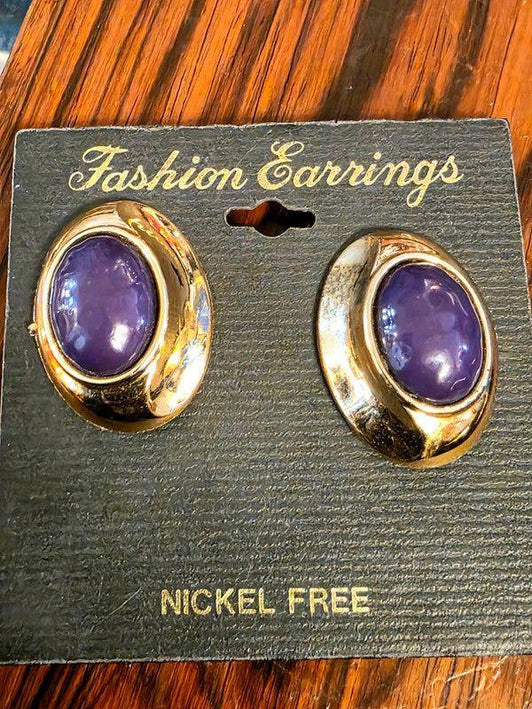 Vintage Deadstock Brand New 1980's Clip on Earrings - Yatva