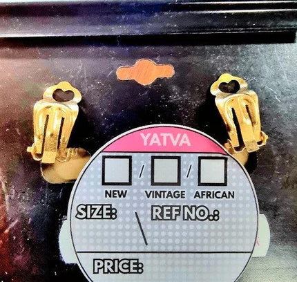 Vintage Deadstock Brand New 1980's Clip on Earrings - Yatva