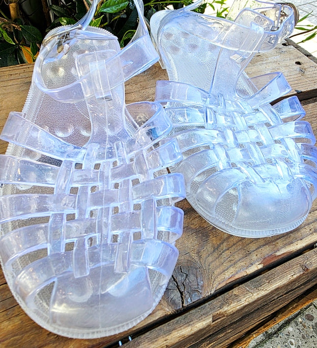 Vintage Deadstock Brand New 1980s Jelly Sandals