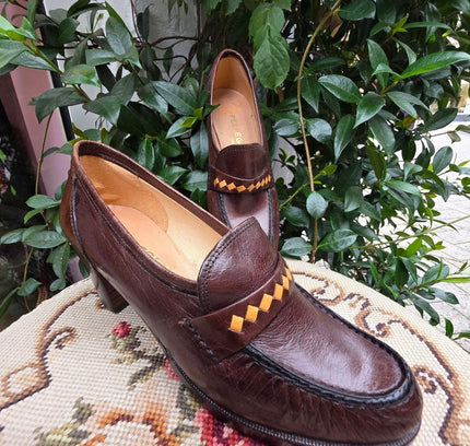 Vintage Deadstock Brand New 60's / 70s Pellegrini Creazioni Shoes - Yatva