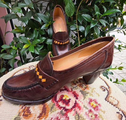 Vintage Deadstock Brand New 60's / 70s Pellegrini Creazioni Shoes - Yatva