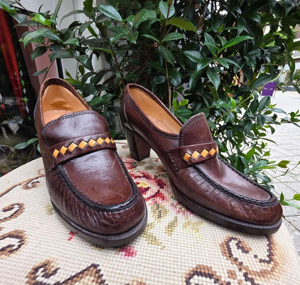 Vintage Deadstock Brand New 60's / 70s Pellegrini Creazioni Shoes - Yatva