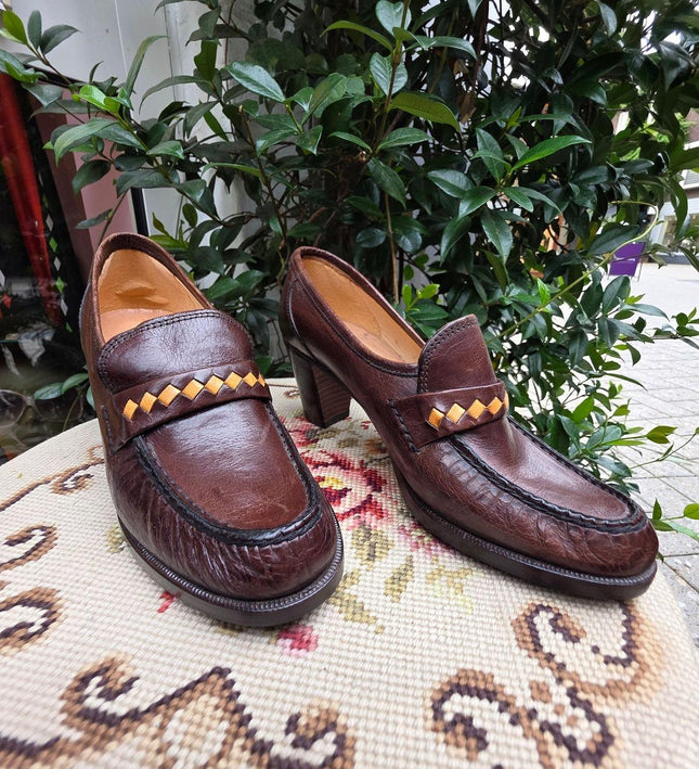 Vintage Deadstock Brand New 60's / 70s Pellegrini Creazioni Shoes - Yatva