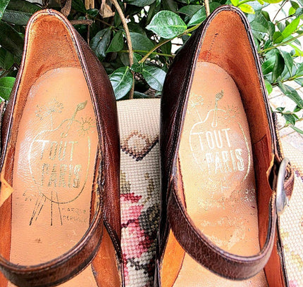 Vintage Deadstock Brand New 60s Tout Paris Shoes - Yatva