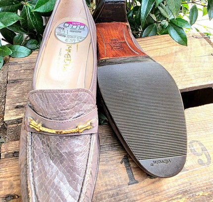 Vintage Deadstock Brand New 80's Ferretti Brogue Shoes - Yatva