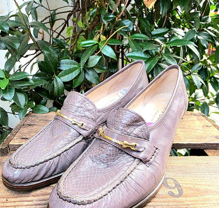 Vintage Deadstock Brand New 80's Ferretti Brogue Shoes - Yatva