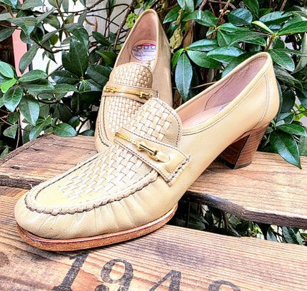 Vintage Deadstock Brand New 80's Ferretti Brogue Shoes - Yatva